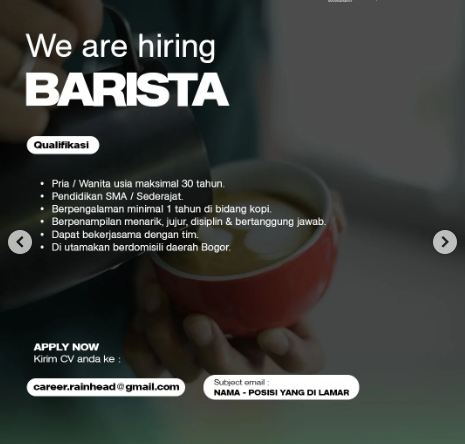 Loker Barista