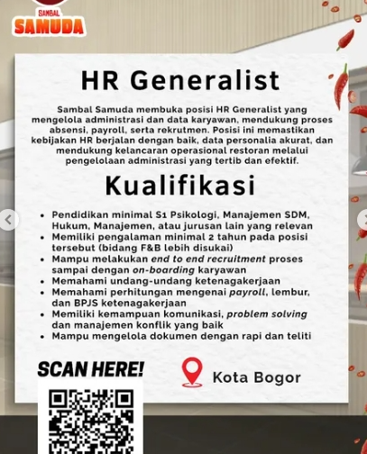 Loker HR generalist