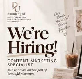 Loker Content Marketing Specialist (WFO Tangerang)
