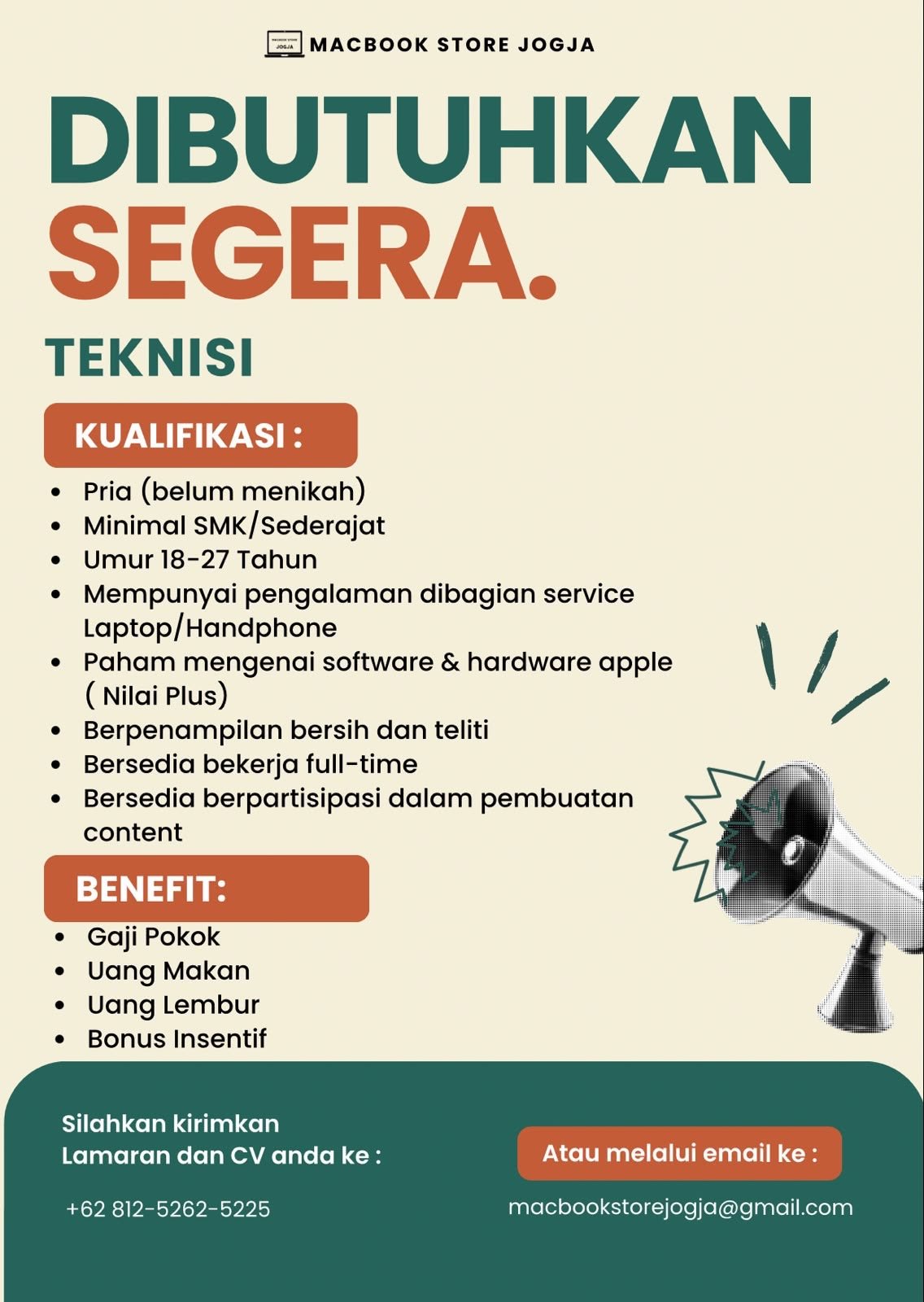 Loker Teknisi