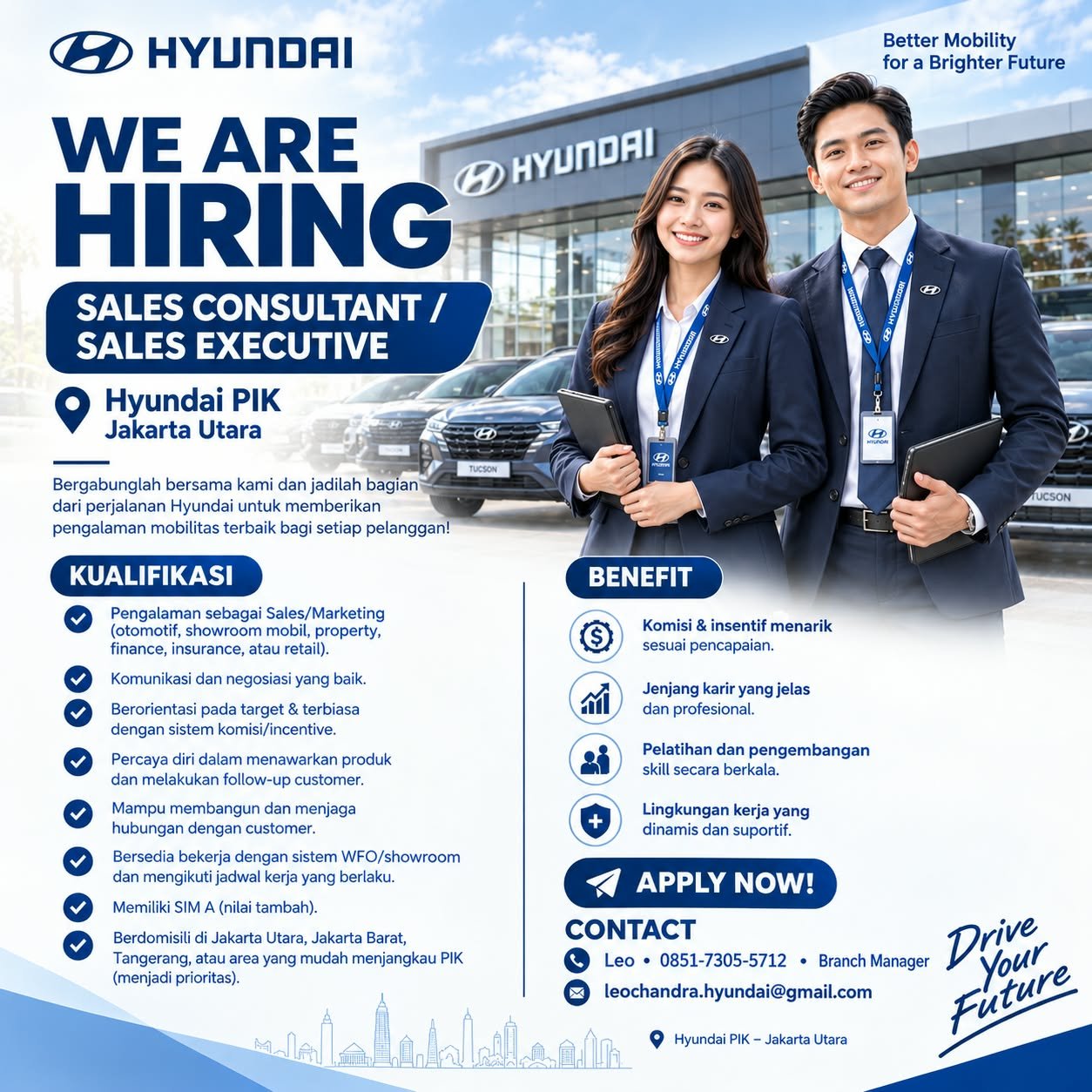 Loker Sales Consultant / Sales Executive