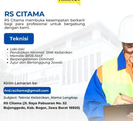 Loker Teknisi