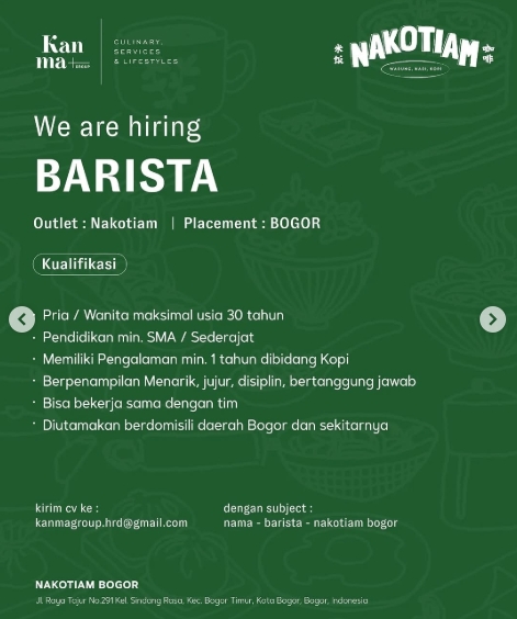 Loker Barista