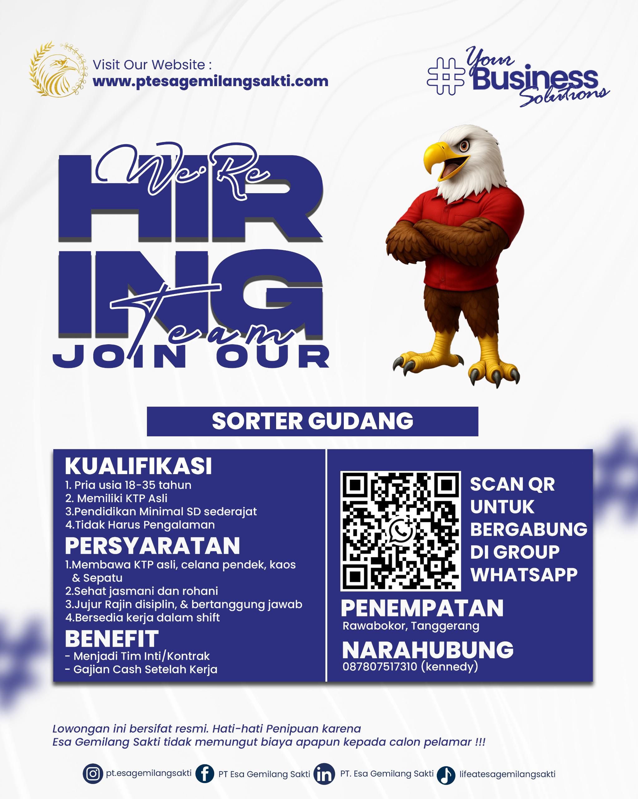 Loker SORTER GUDANG