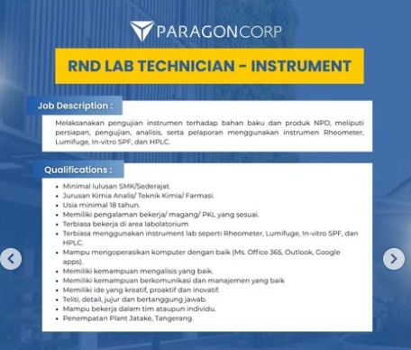 Loker RNB Lab technician - instrument