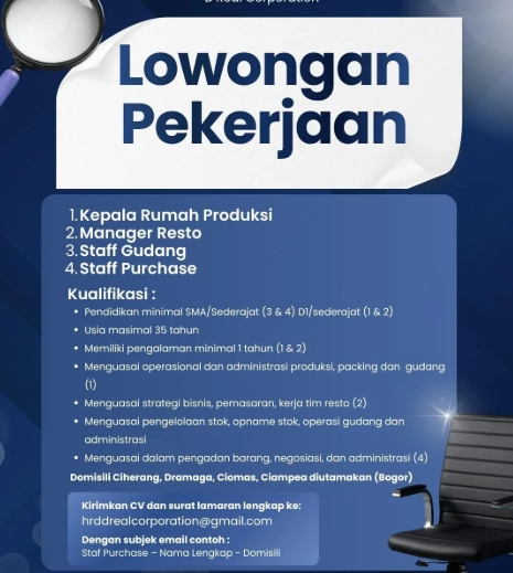 Loker Staff Gudang