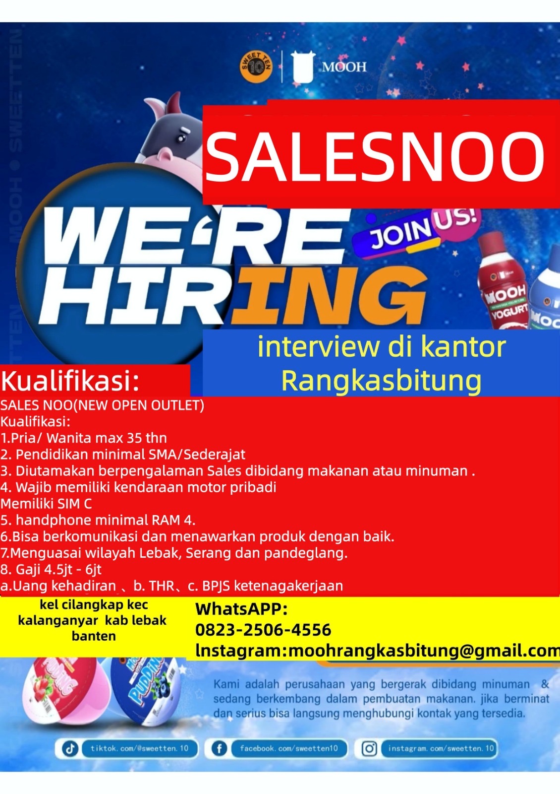 Loker SALES NOO