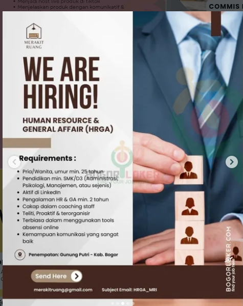 Loker HR & GA