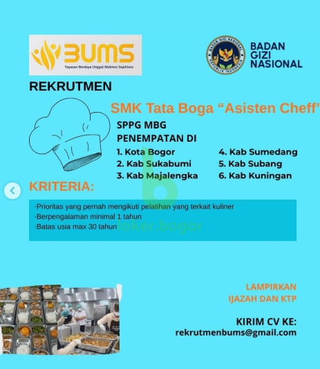 Loker Asisten cheff