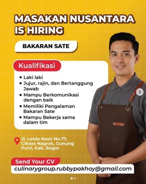 Loker Bakaran Sate
