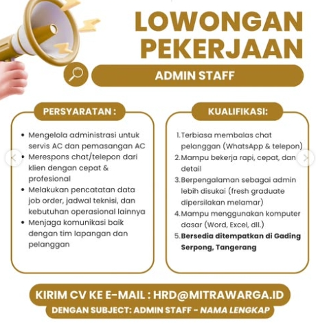 Loker Admin staff