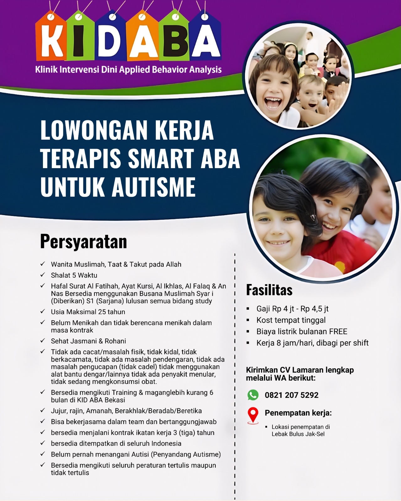 Loker TERAPIS SMART ABA