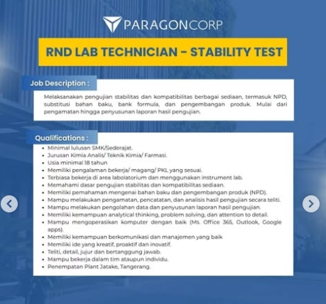 Loker RNB Lab technician - stability test