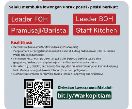 Loker Leader FOH