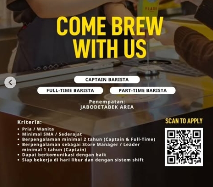 Loker Fulltime Barista