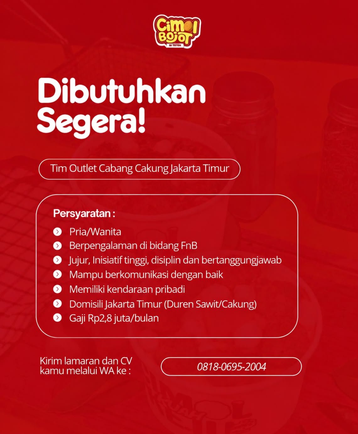 Loker Tim Outlet