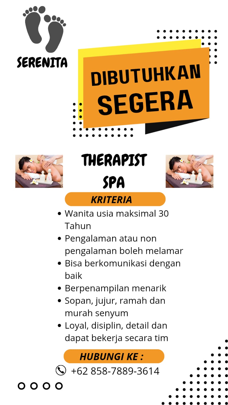 Loker THERAPIST SPA