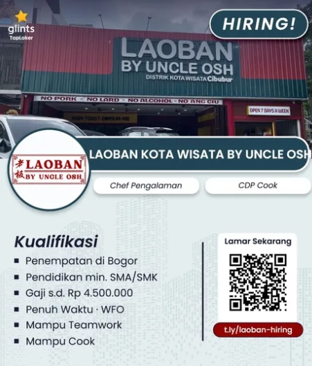 Loker Chef pengalaman