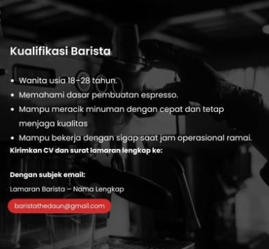Loker Barista