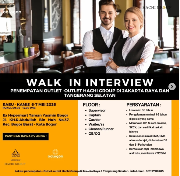 Loker Waiter/ss