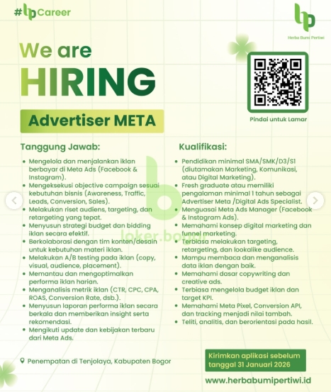 Loker Advertiser META