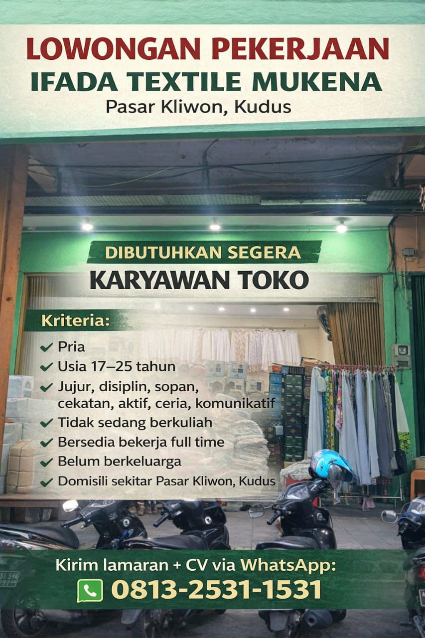 Loker KARYAWAN TOKO