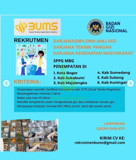 Loker Sarjana kesehatan masyarakat