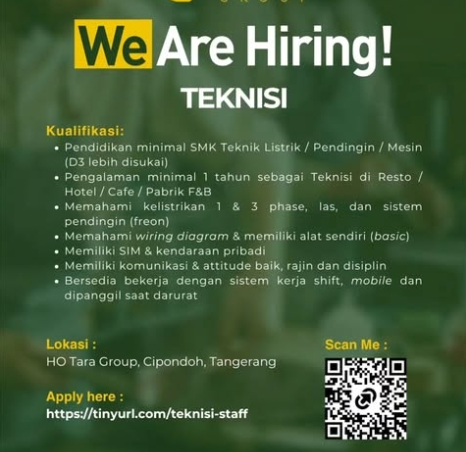Loker Teknisi