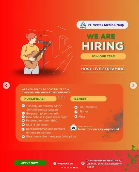 Loker Host live streaming