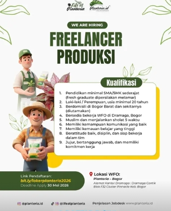 Loker Freelancer Produksi