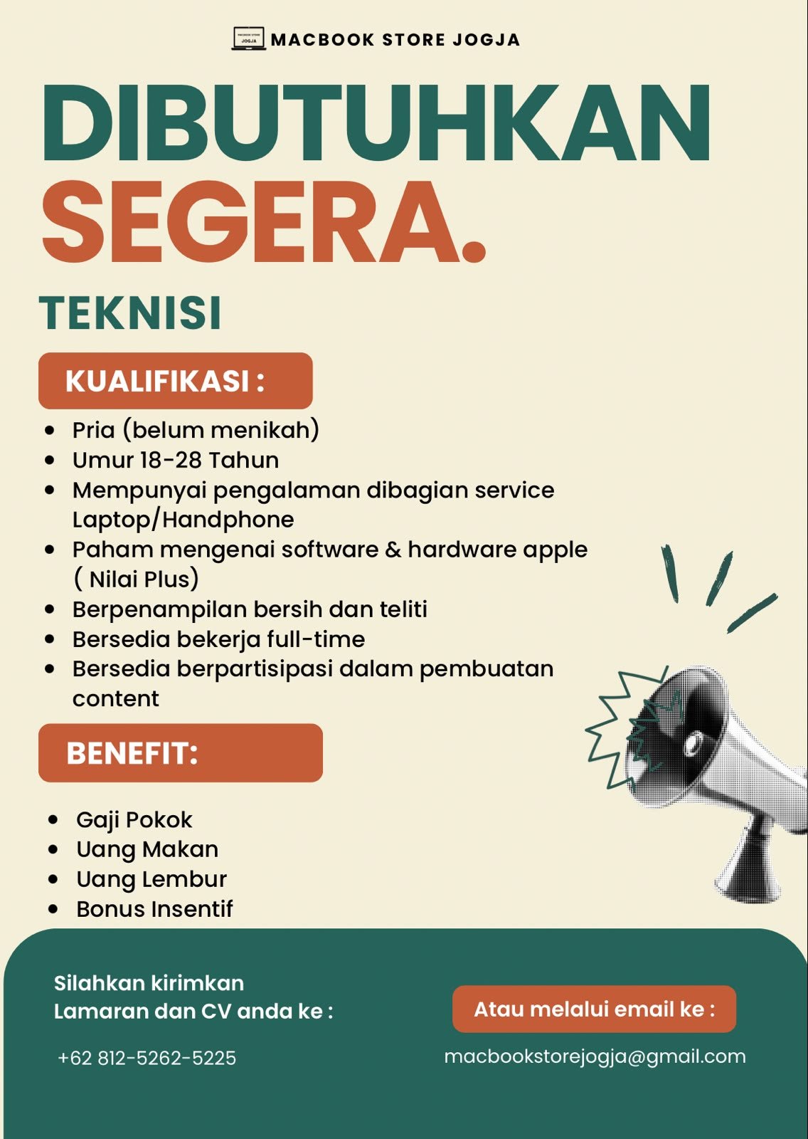 Loker Teknisi