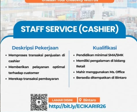 Loker Cashier