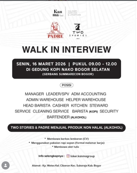 Loker Manager leader/ SPV