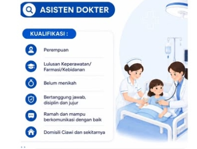 Loker Lowongan Asisten Dokter